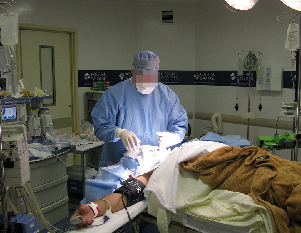 Figura 46: Preparação para anestesia.